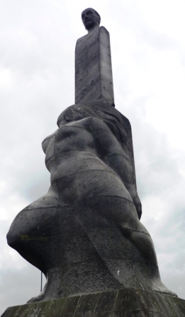 Escultura don Cleto, detalle
